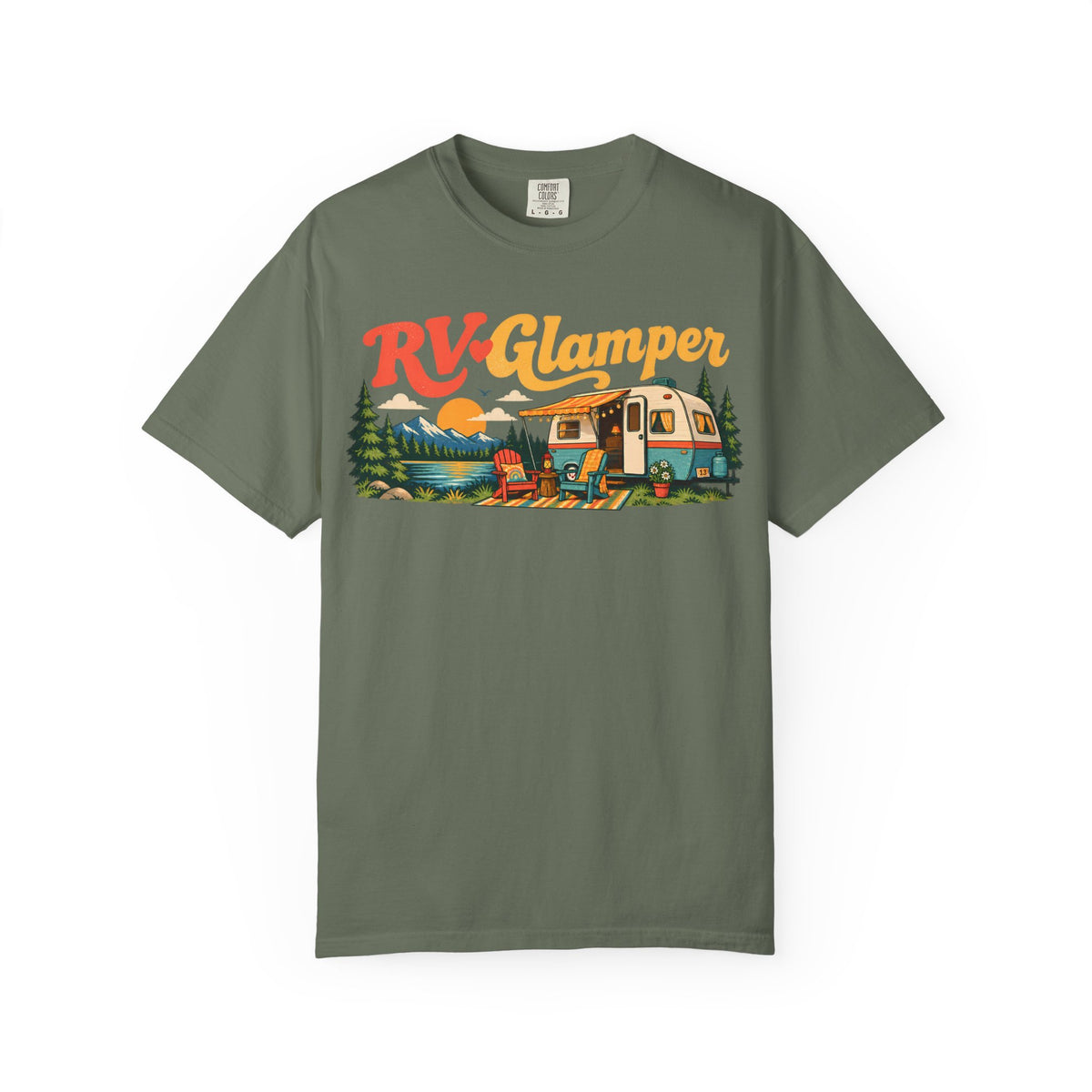 Rv Glamper Half Color T-Shirt