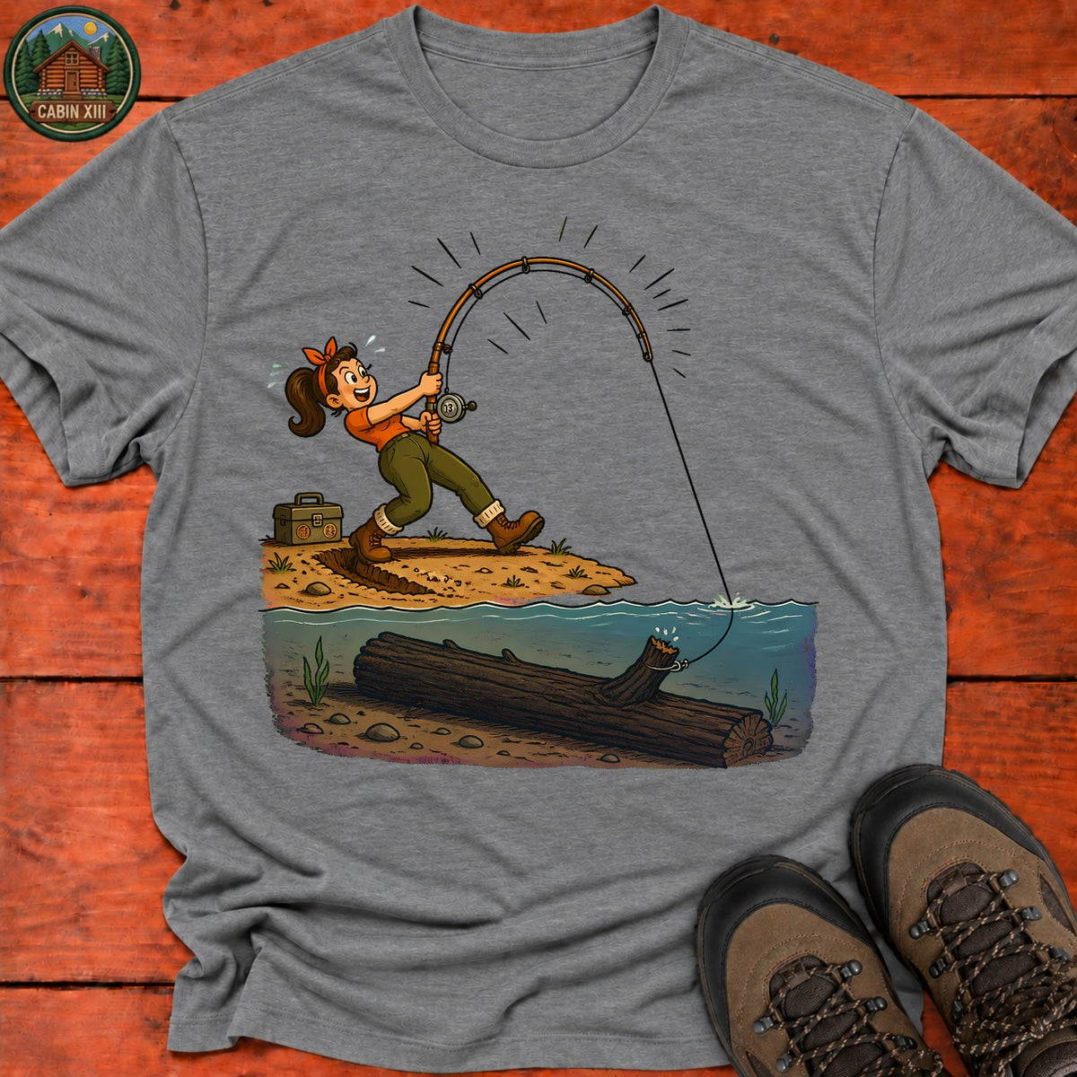 The Big One T-Shirt — Graphite Heather