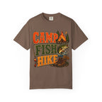 Camp Fish Hike — Vintage Outdoor Camping and Fishing Tee