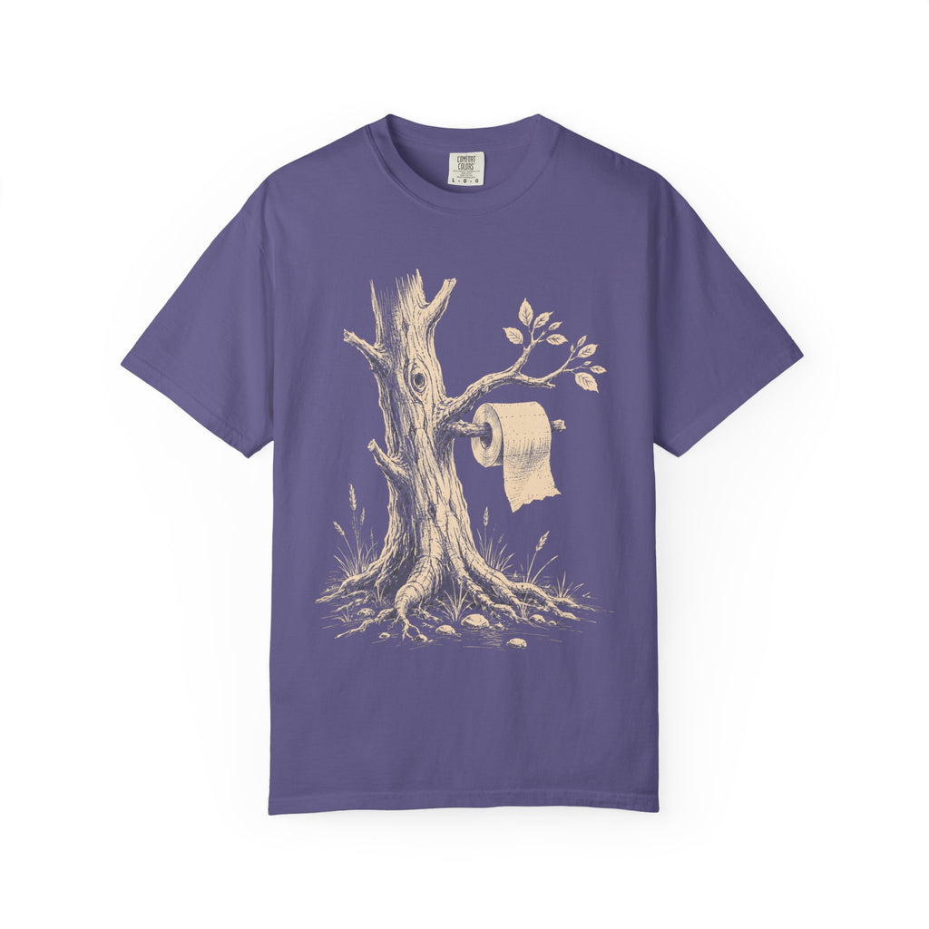 Toilet Tree — Funny Camping Outdoor Humor Sketch Tee