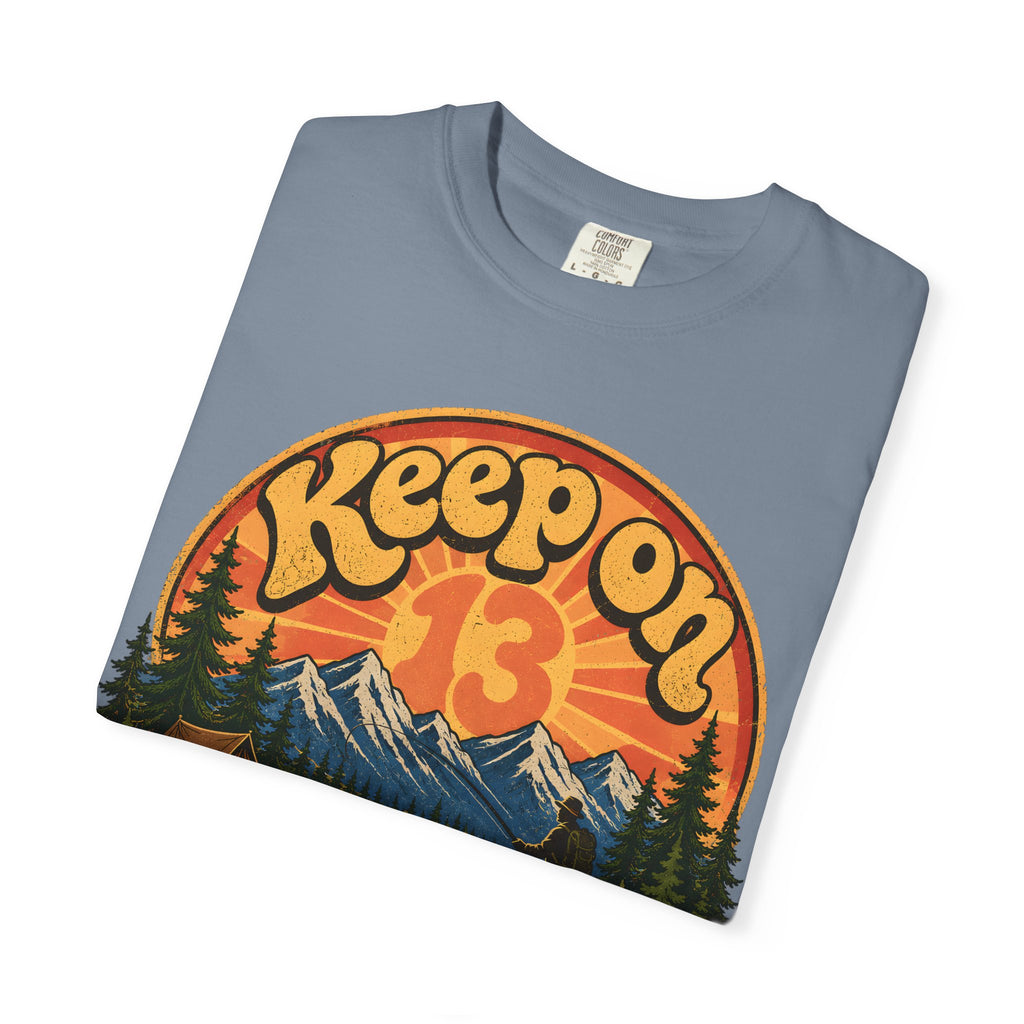 Keep On Trekkin' — Retro 70s Hiking and Camping Tee