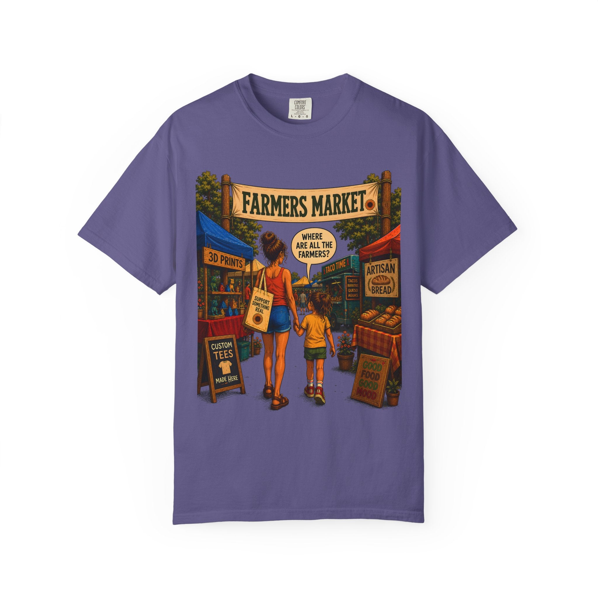 Farmers Market Where Are All the Farmers — Funny Outdoor Tee