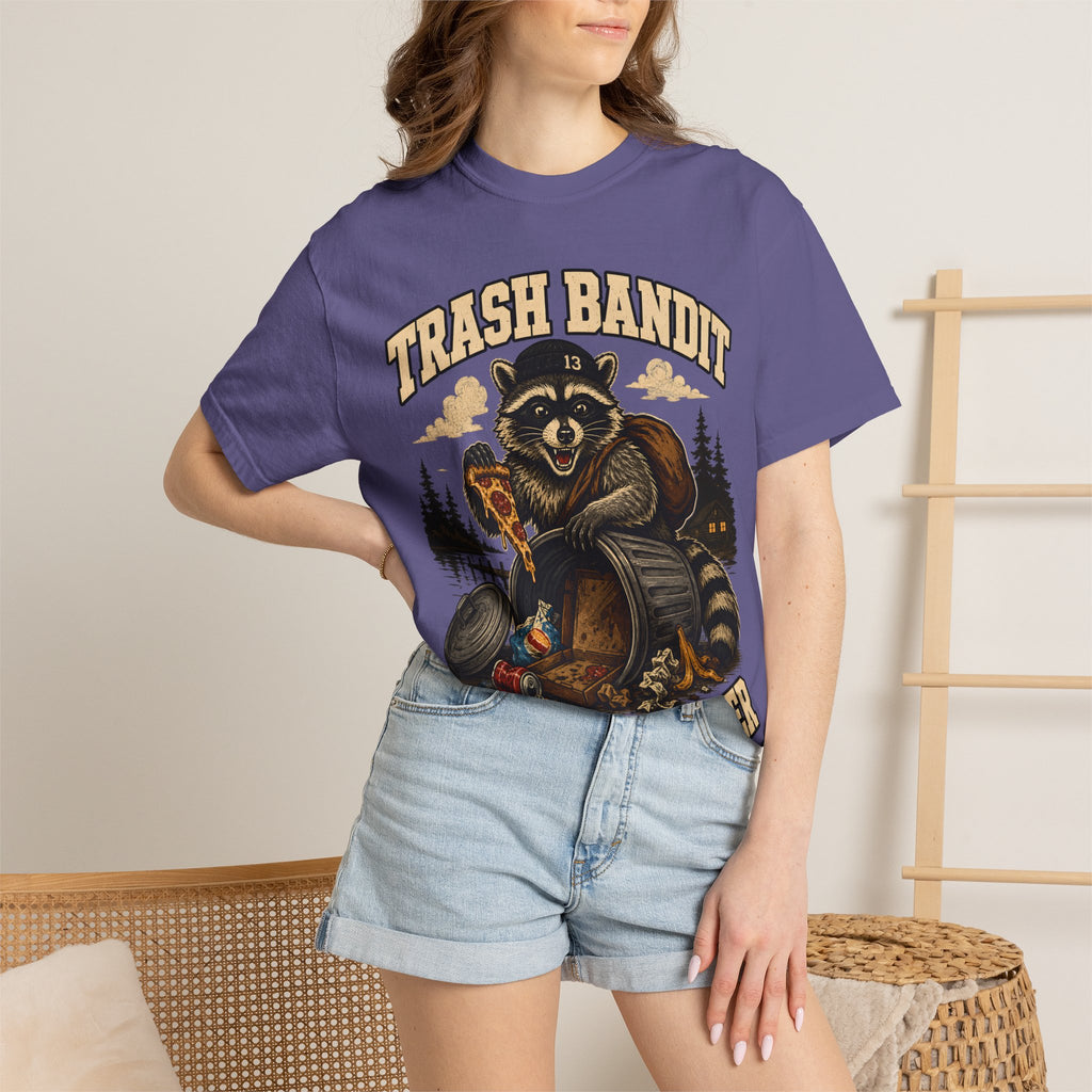 Trash Bandit Repeat Offender — Funny Raccoon Camping Tee