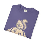 Dog and Squirrel — Vintage Sketch Outdoor Dog Tee