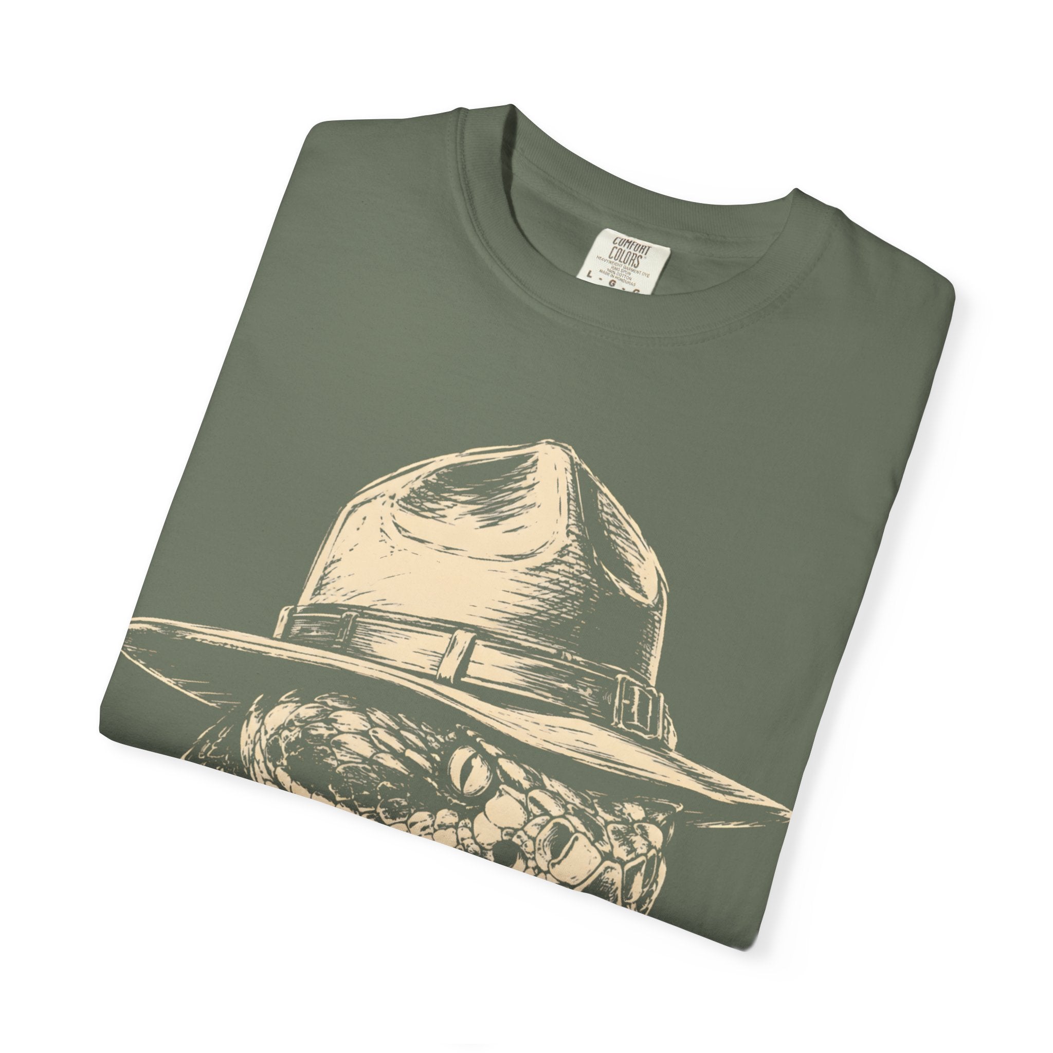 Rattlesnake Ranger — Vintage Sketch Outdoor Wildlife Tee