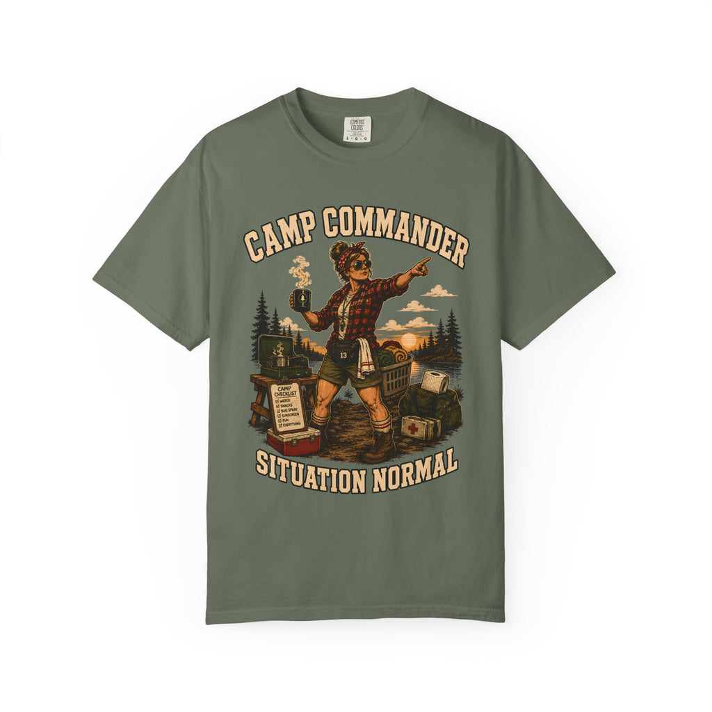 Camp Commander Situation Normal — Funny Camping Mom Tee