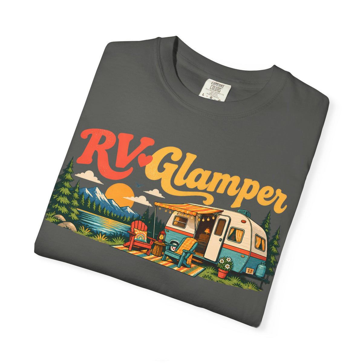 Rv Glamper Half Color T-Shirt