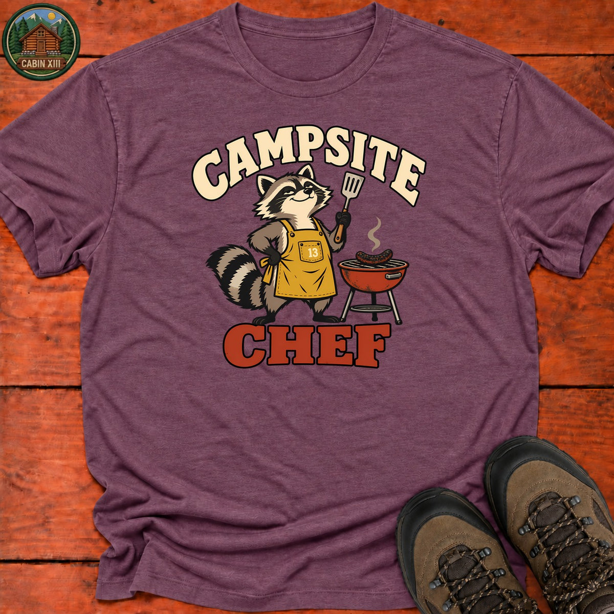 Animal Cookout T-Shirt — Heather Maroon