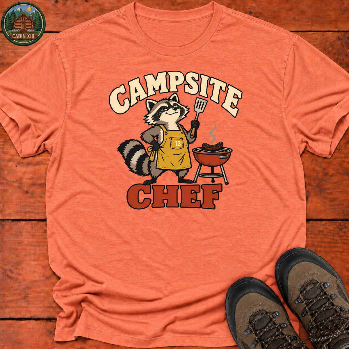 Animal Cookout T-Shirt — Heather Orange