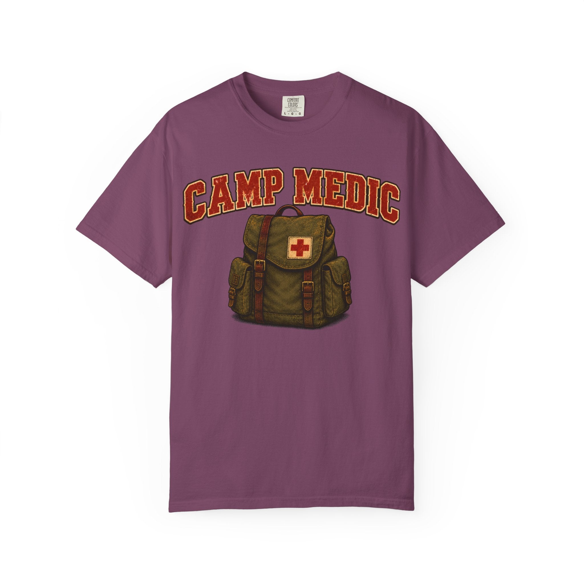Camp Medic Funny Camping Shirt — Vintage Outdoor First Aid Tee