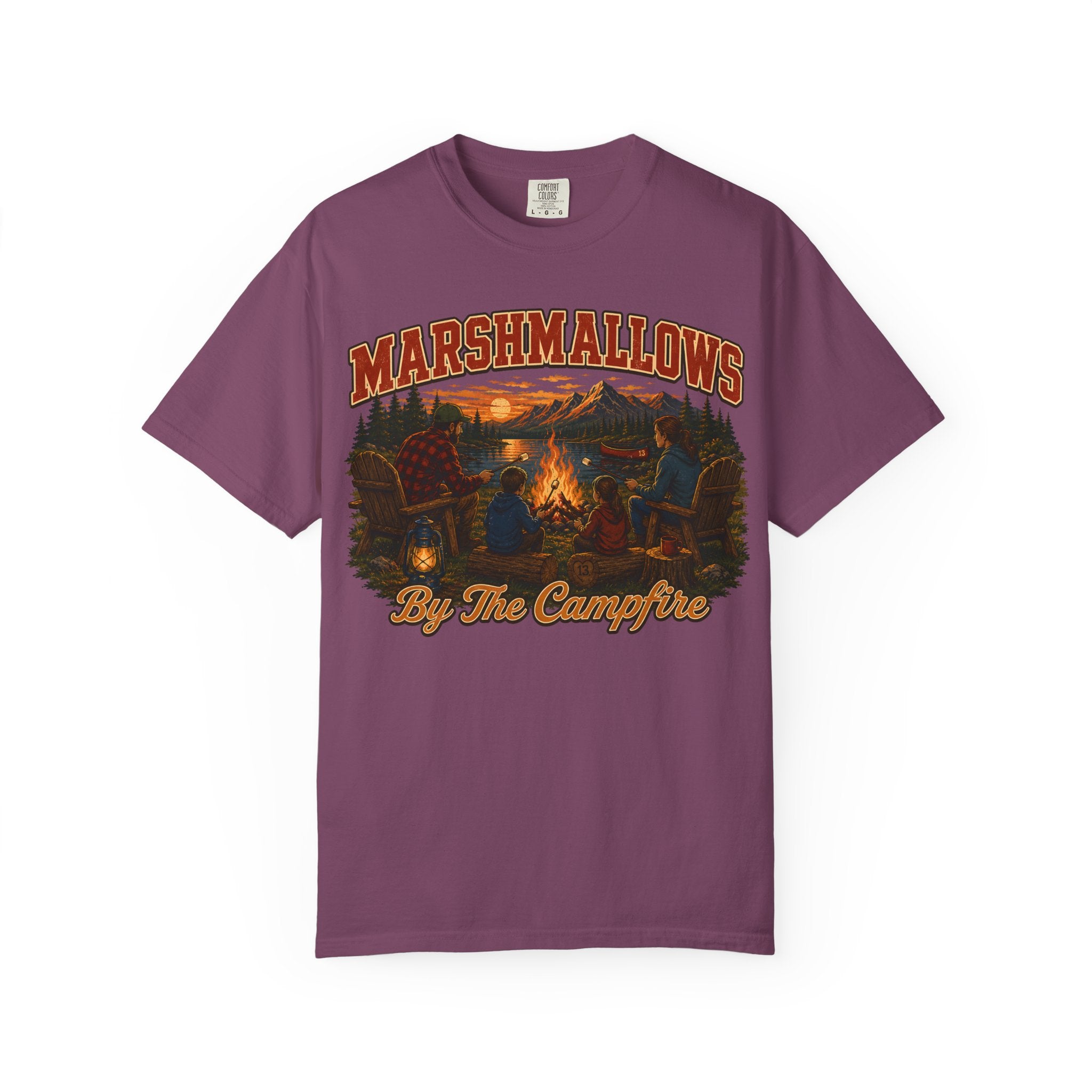 Marshmallows by the Campfire — Vintage Family Camping Tee