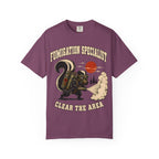 Fumigation Specialist Clear the Area — Skunk Outdoor Humor Tee