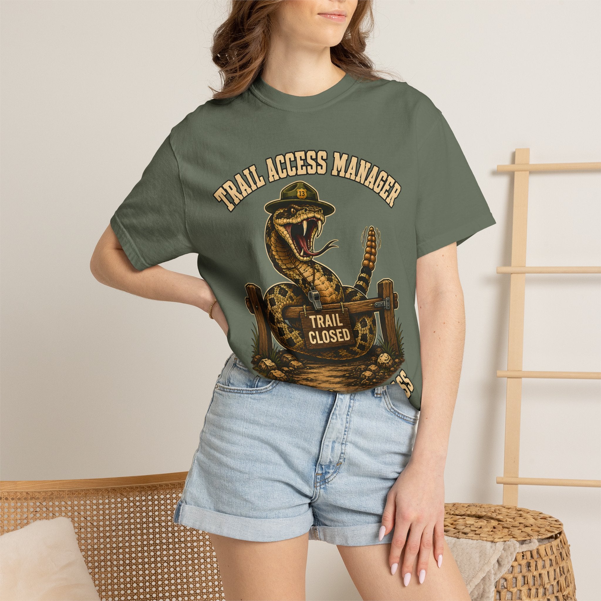 Trail Access Manager You Shall Not Pass — Rattlesnake Hiking Tee