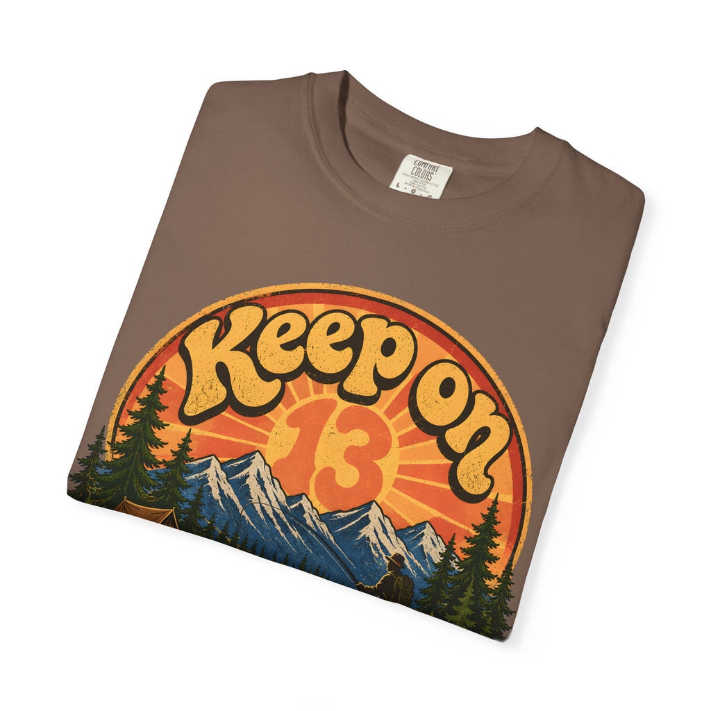 Keep On Trekkin' — Retro 70s Hiking and Camping Tee