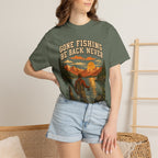 Gone Fishing Be Back Never — Funny Fly Fishing Outdoor Tee