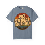 No Signal No Problem — Retro Outdoor Camping Tee