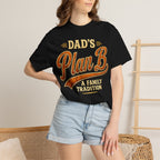 Dad's Plan B A Family Tradition — Funny Camping Dad Humor Tee