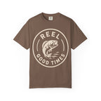 Reel Good Times — Vintage Fishing Badge Tee