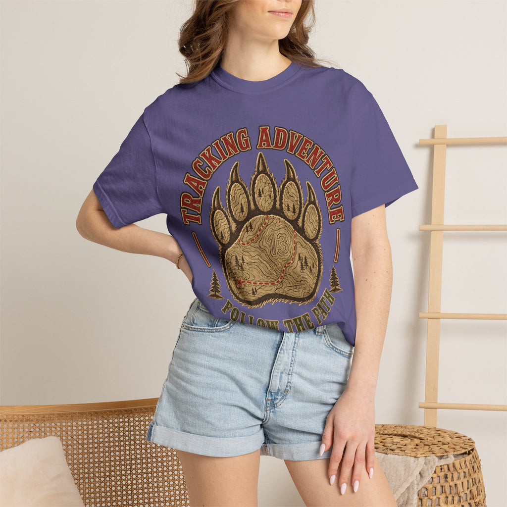 Tracking Adventure Follow the Path — Vintage Bear Paw Hiking Tee