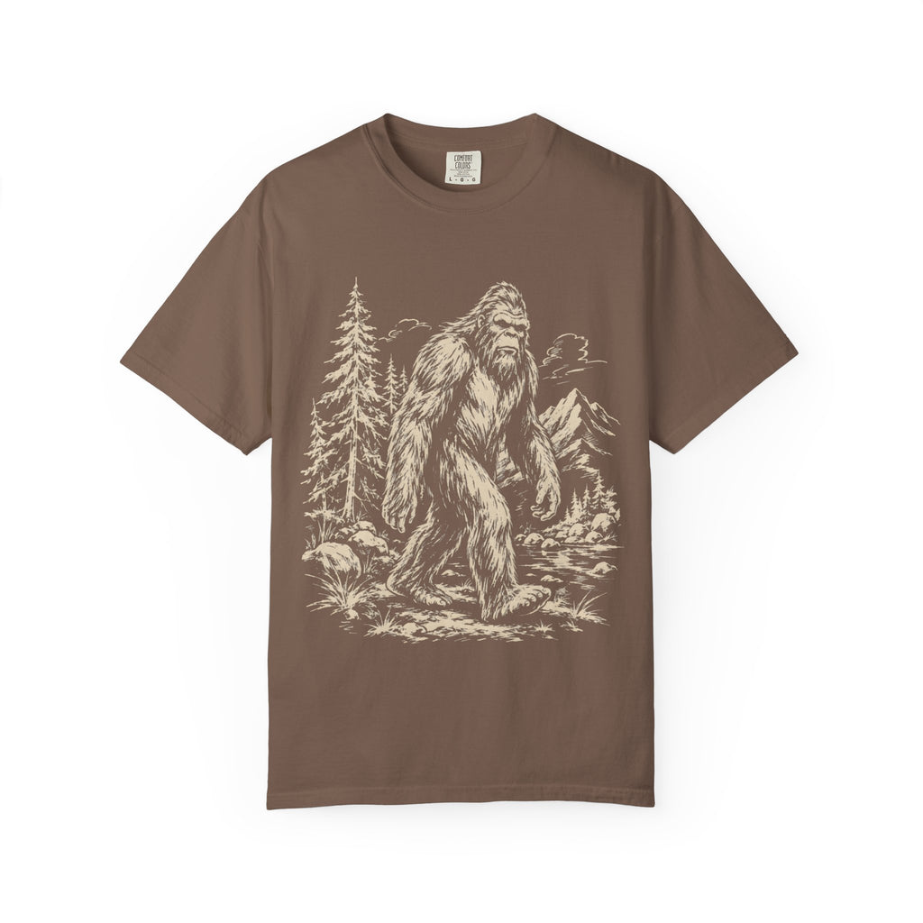 Bigfoot — Vintage Sasquatch Wilderness Sketch Tee