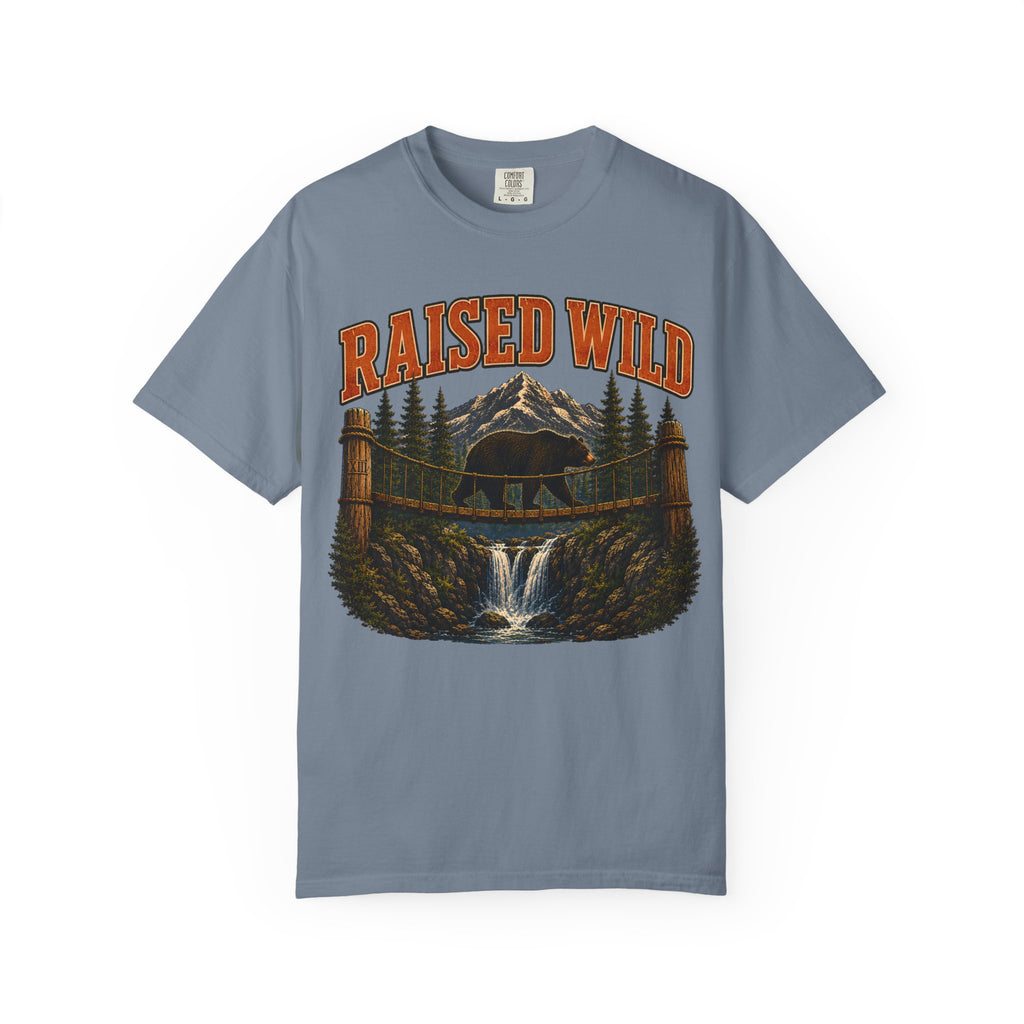 Raised Wild Vintage Outdoor Bear Shirt — Nature Graphic Tee