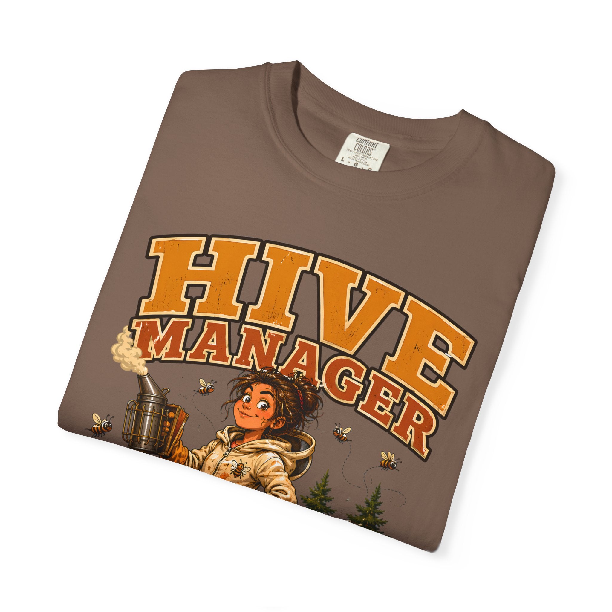 Hive Manager Funny Beekeeping Shirt — Keep Calm and Bee Kind Tee