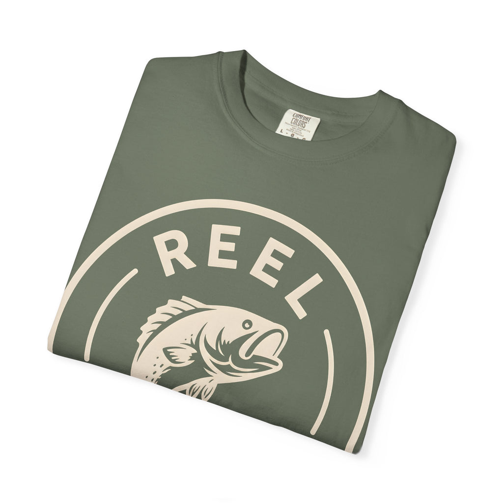 Reel Good Times — Vintage Fishing Badge Tee