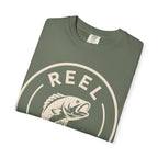 Reel Good Times — Vintage Fishing Badge Tee