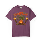 Campfire and Chill — Vintage Camping Marshmallow Humor Tee