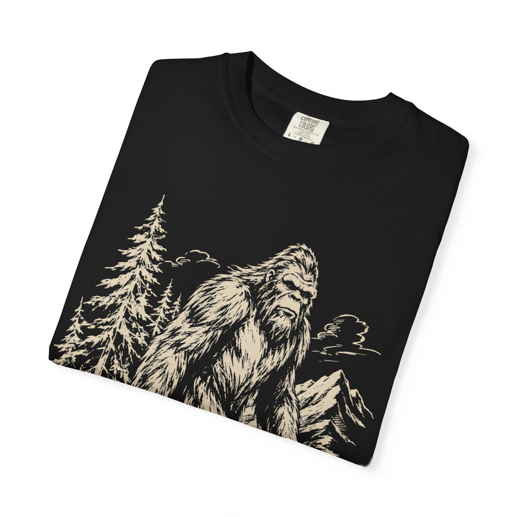 Bigfoot — Vintage Sasquatch Wilderness Sketch Tee