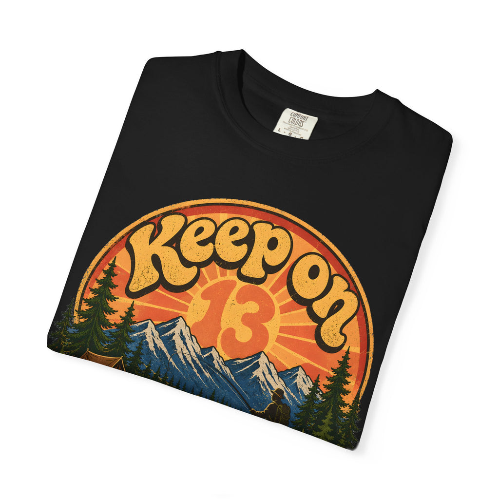 Keep On Trekkin' — Retro 70s Hiking and Camping Tee