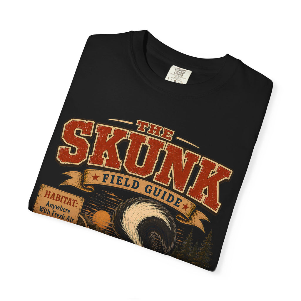 Skunk Field Guide - Biological Weapon Specialist Camping Tee