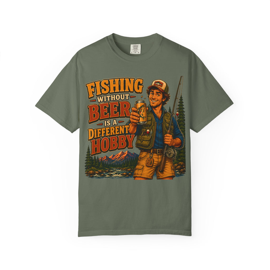 Fishing Without Beer Is a Different Hobby — Funny Fishing Tee