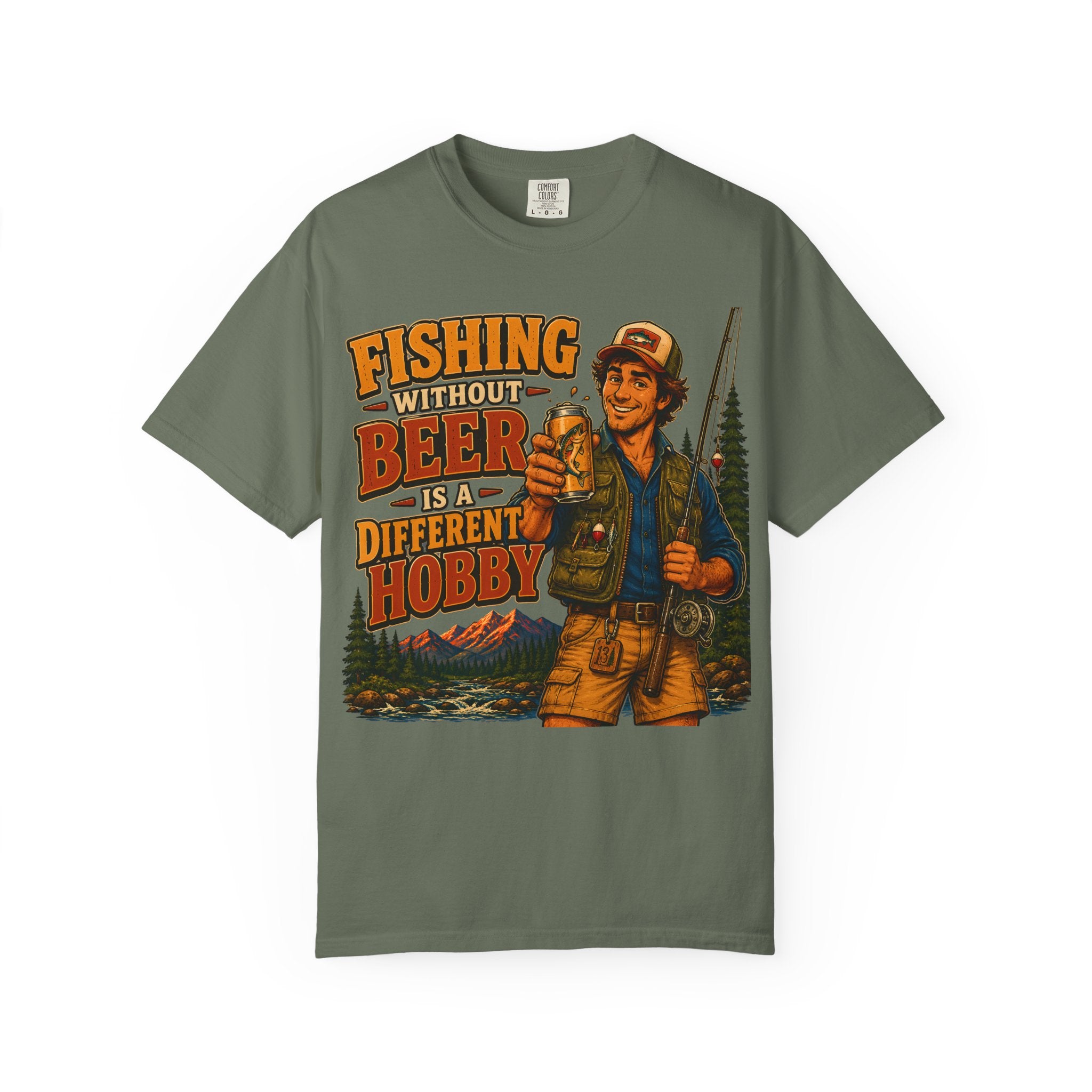 Fishing Without Beer Is a Different Hobby — Funny Fishing Tee