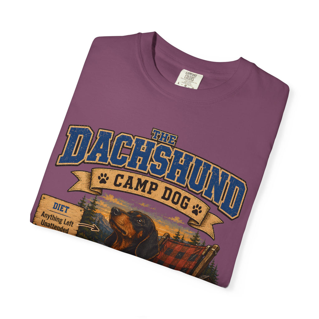 Dachshund Camp Dog - Tired Of All The Weiner Jokes Tee