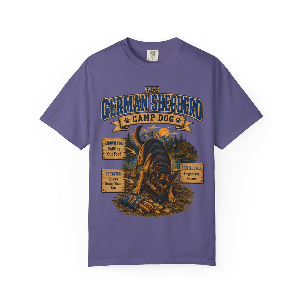 German Shepherd Camp Dog - Knows Better Than You Tee