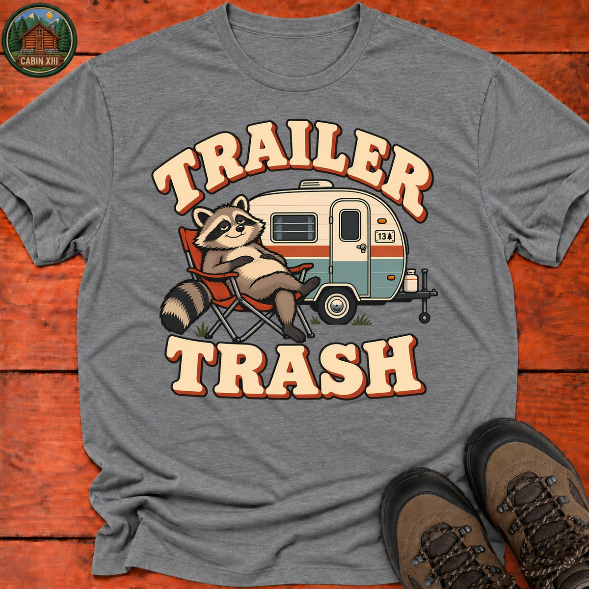 Trailer Trash T-Shirt — Graphite Heather