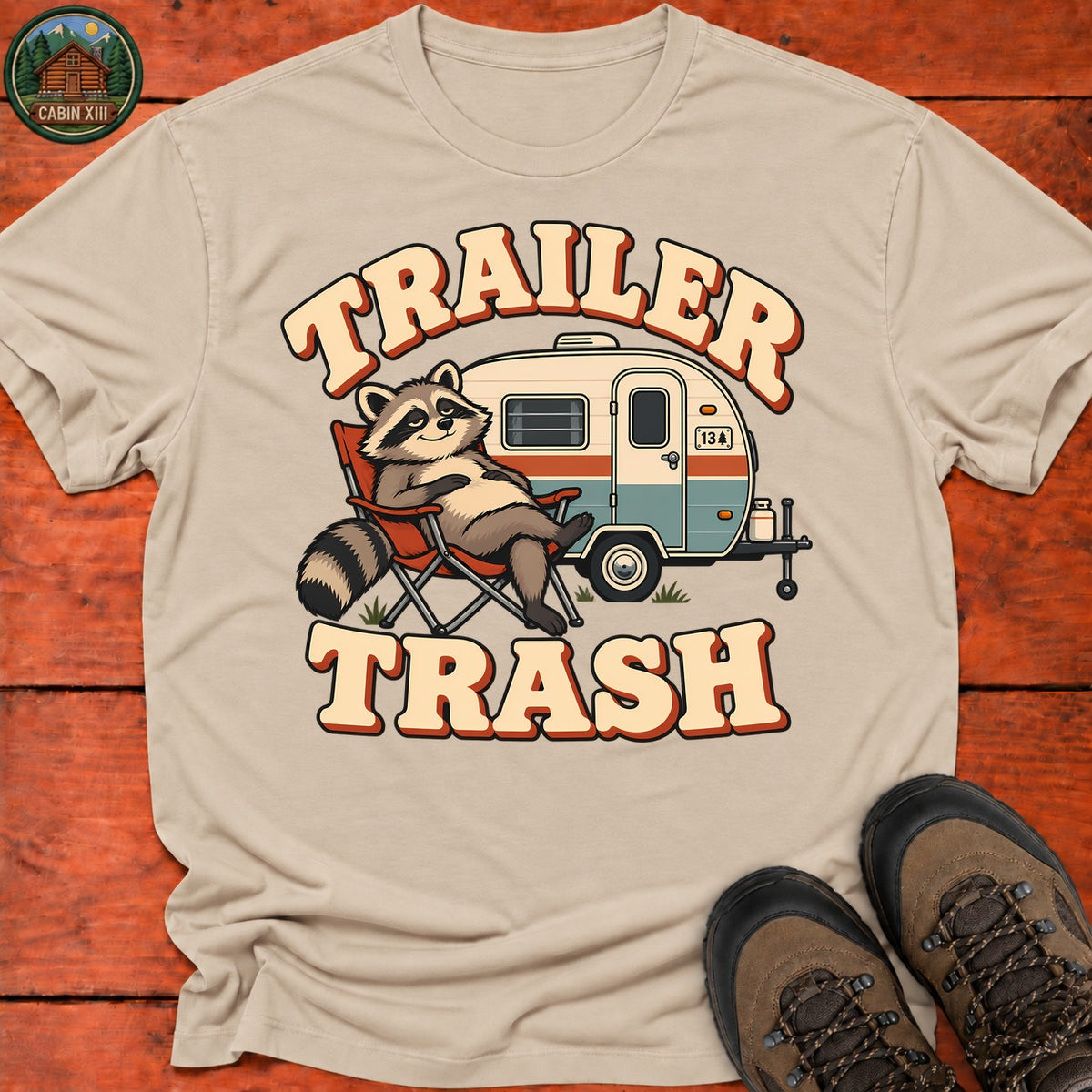 Trailer Trash T-Shirt — Sand