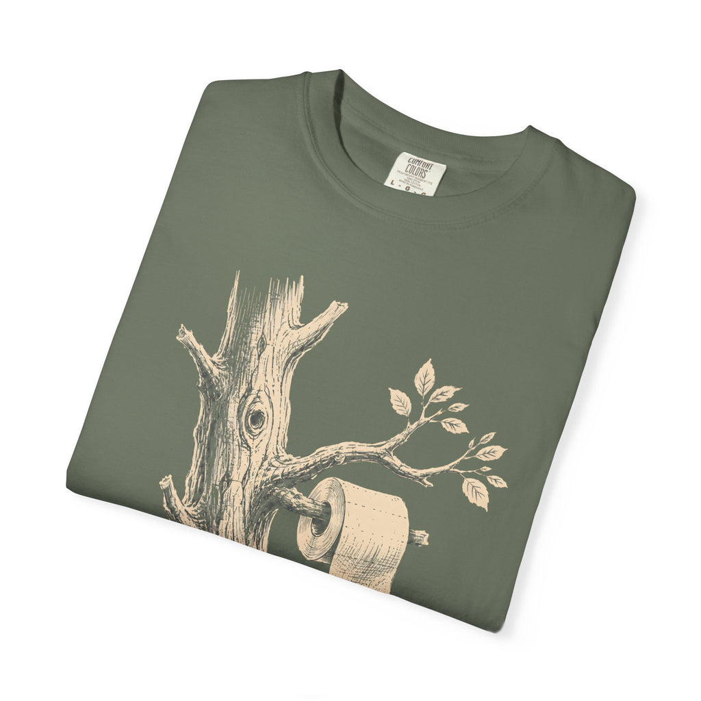 Toilet Tree — Funny Camping Outdoor Humor Sketch Tee