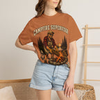 Campfire Supervisor Add Another Log — Funny Camping Dad Tee