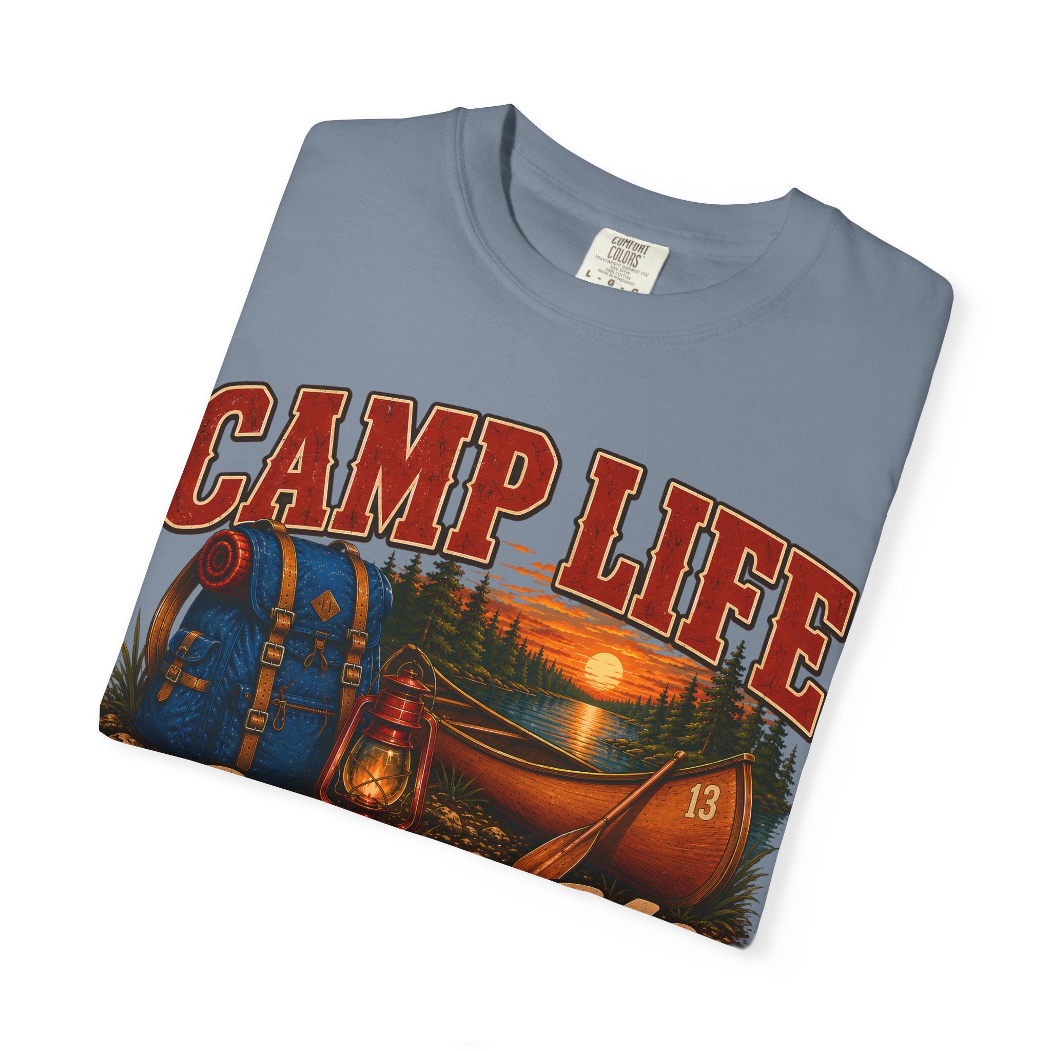 Camp Life Chose Me Vintage Camping Shirt — Outdoor Lake Tee