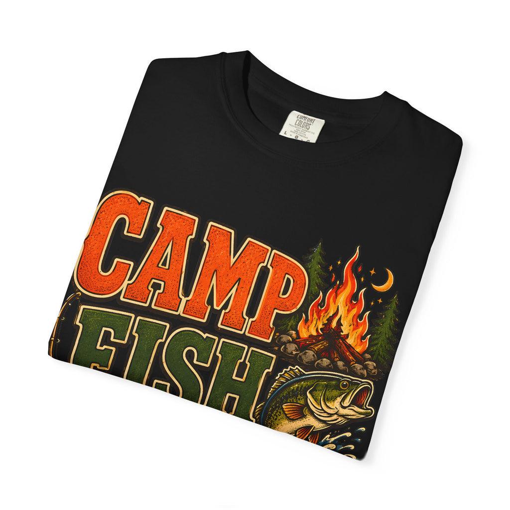 Camp Fish Hike — Vintage Outdoor Camping and Fishing Tee
