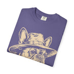 French Bulldog in a Hat — Vintage Sketch Dog Tee