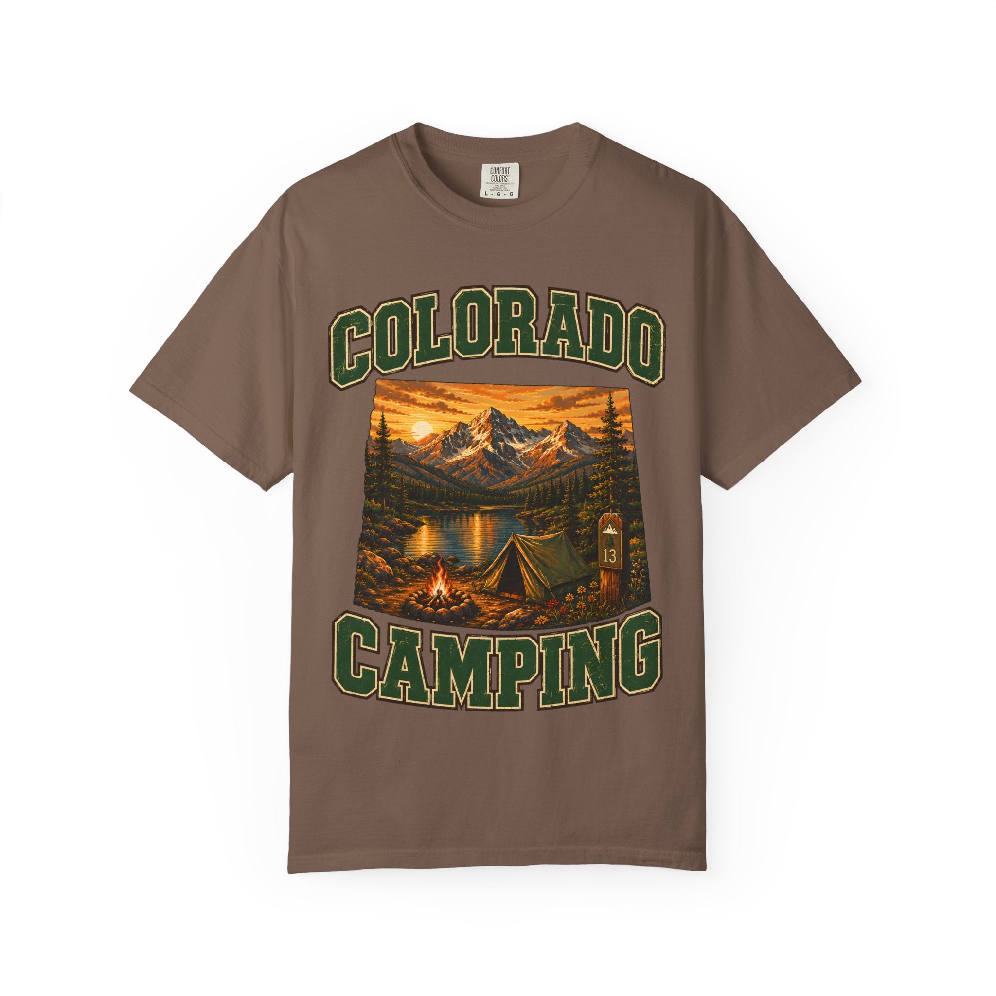 Colorado Camping Shirt — Rocky Mountain Vintage Outdoor Tee