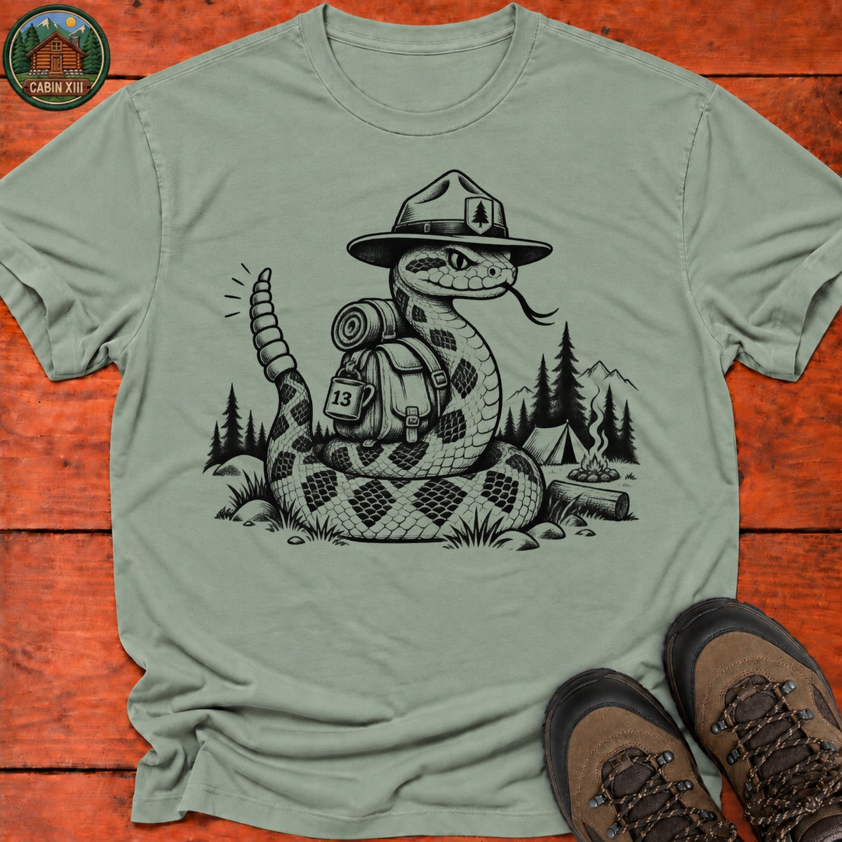 Rattlesnake Ranger T-Shirt — Sage