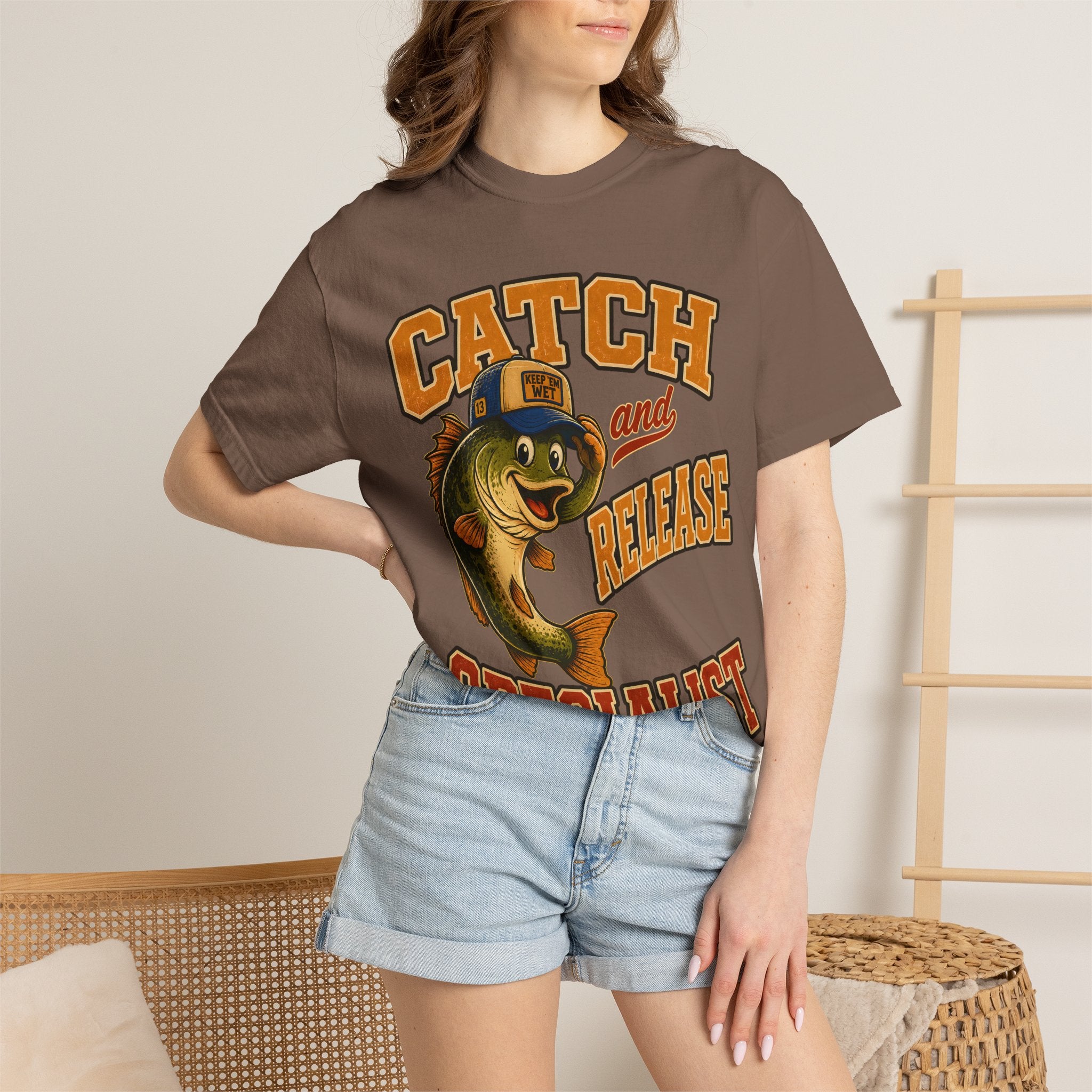 Catch and Release Specialist Funny Fishing Shirt — Bass Fishing Tee