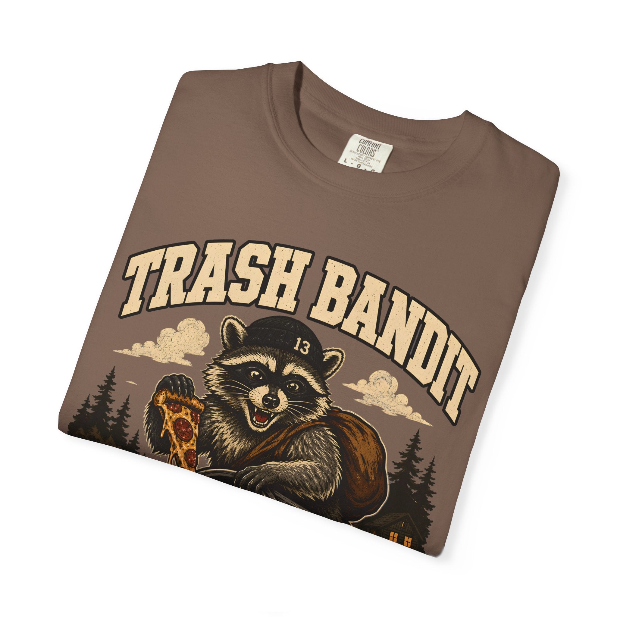 Trash Bandit Repeat Offender — Funny Raccoon Camping Tee