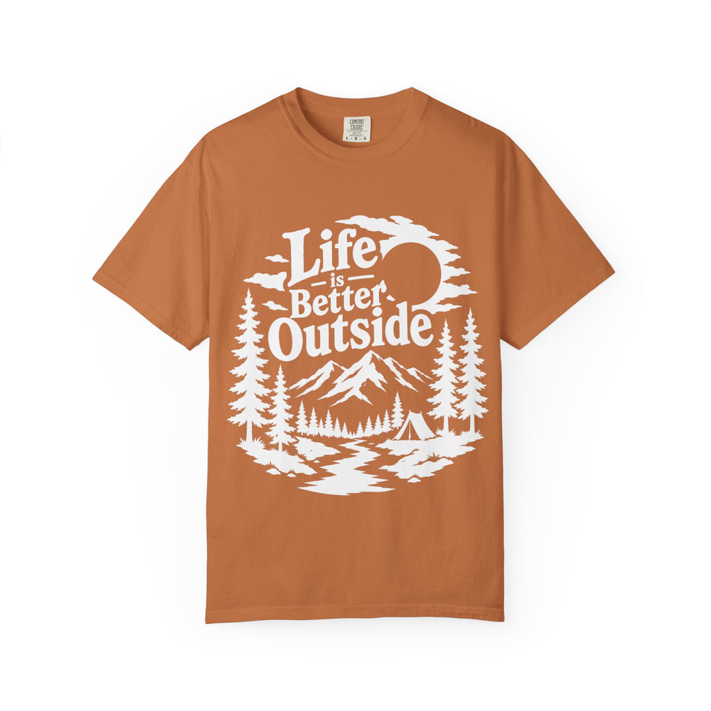 Life Is Better Outside Shirt — Vintage Outdoor Camping Tee