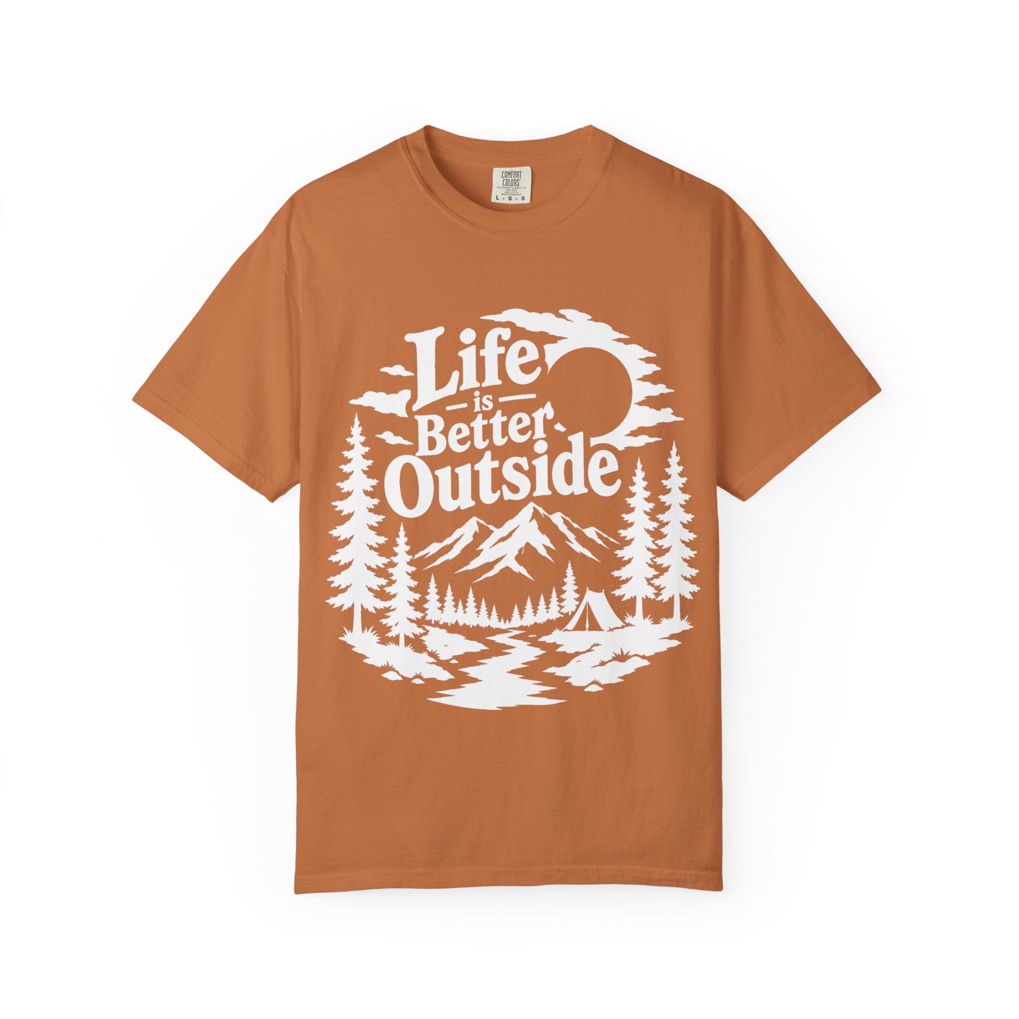 Life Is Better Outside Shirt — Vintage Outdoor Camping Tee