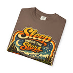 Sleep Under the Stars — Retro Camping and Fishing Tee